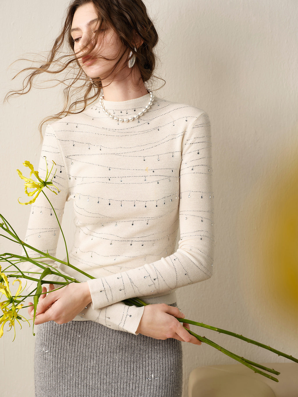 Pearl & Thread_Same Style Knit Top in Multiple Colors