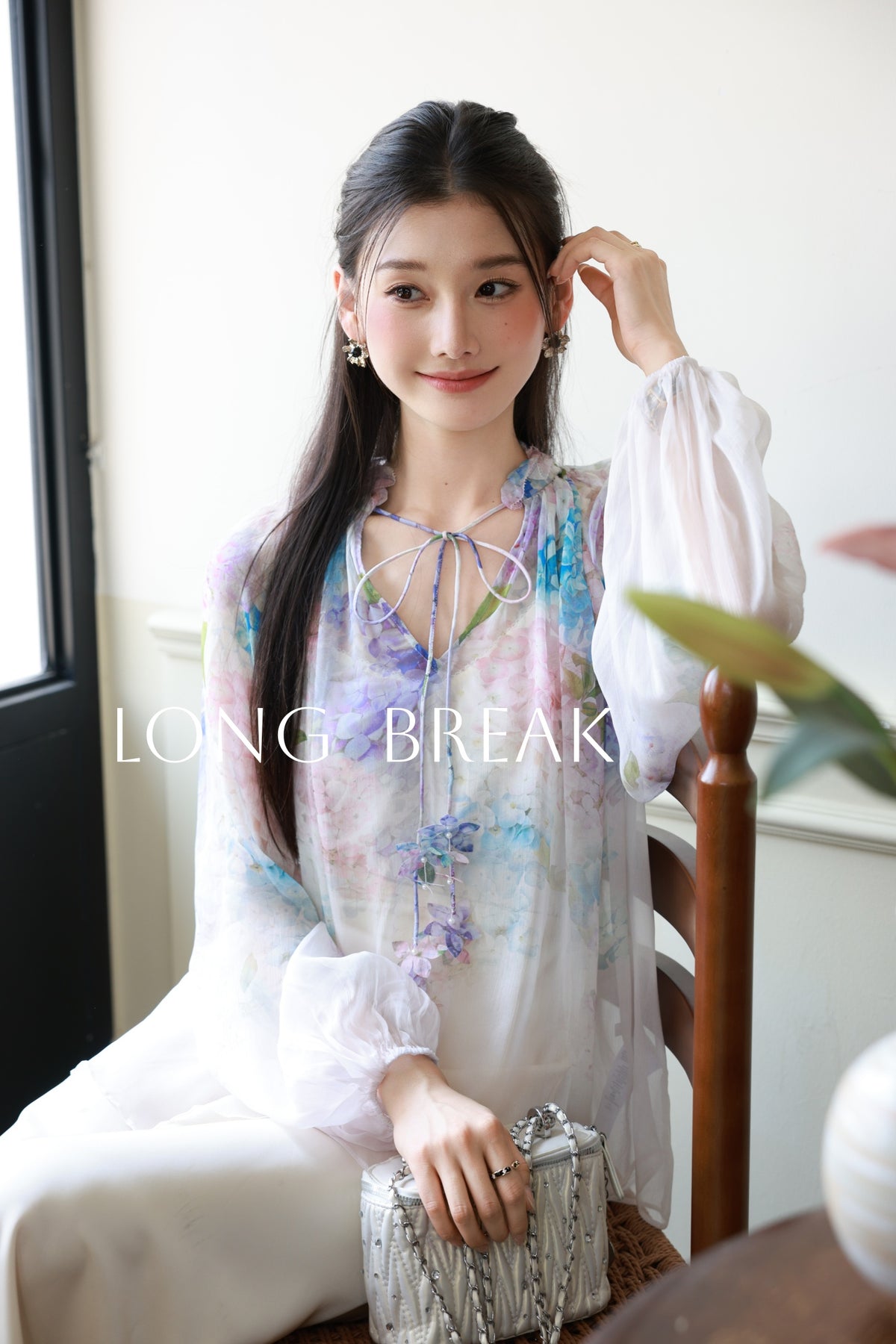 Hydrangea Collection Set, Top + Shorts