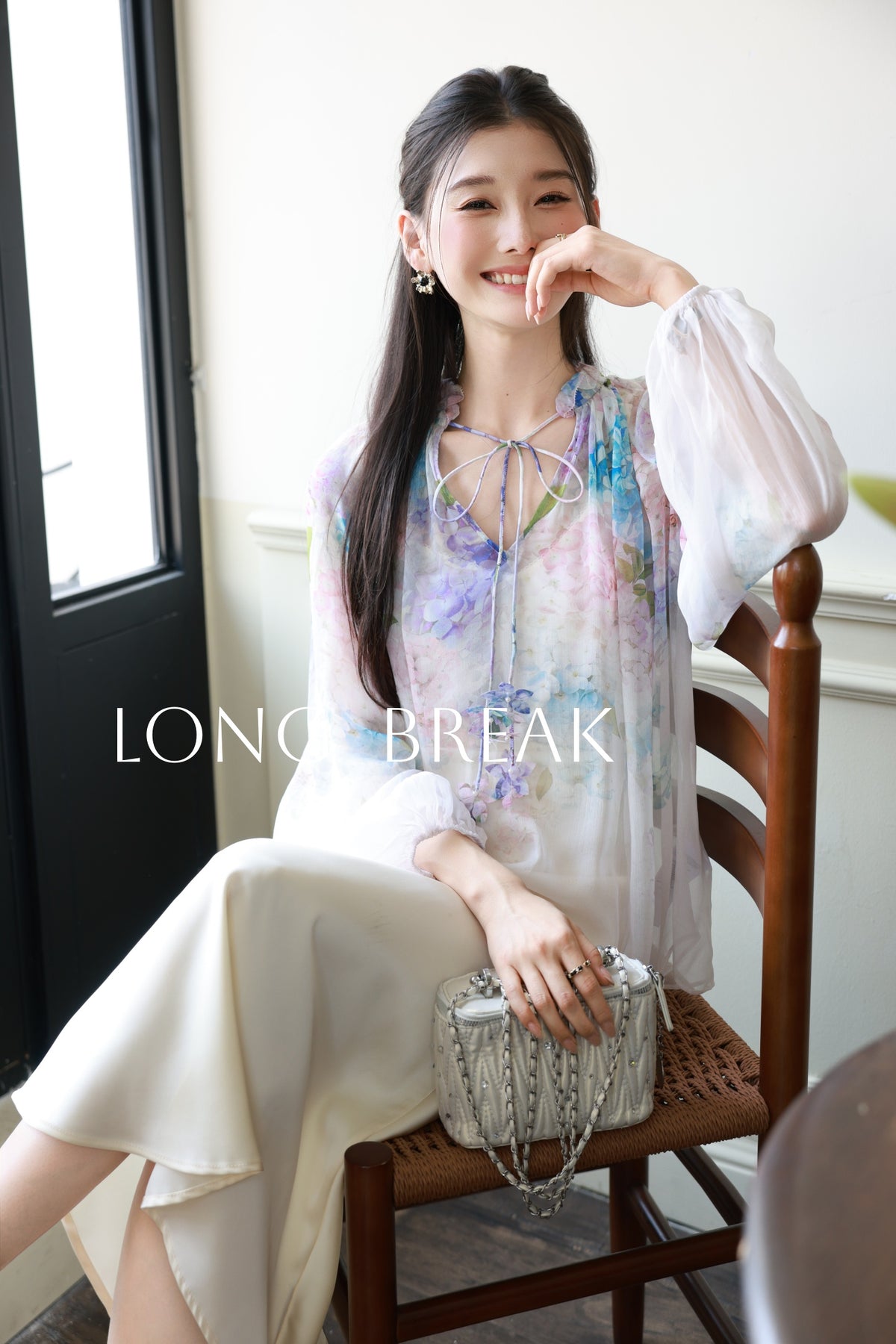 Hydrangea Collection Set, Top + Shorts