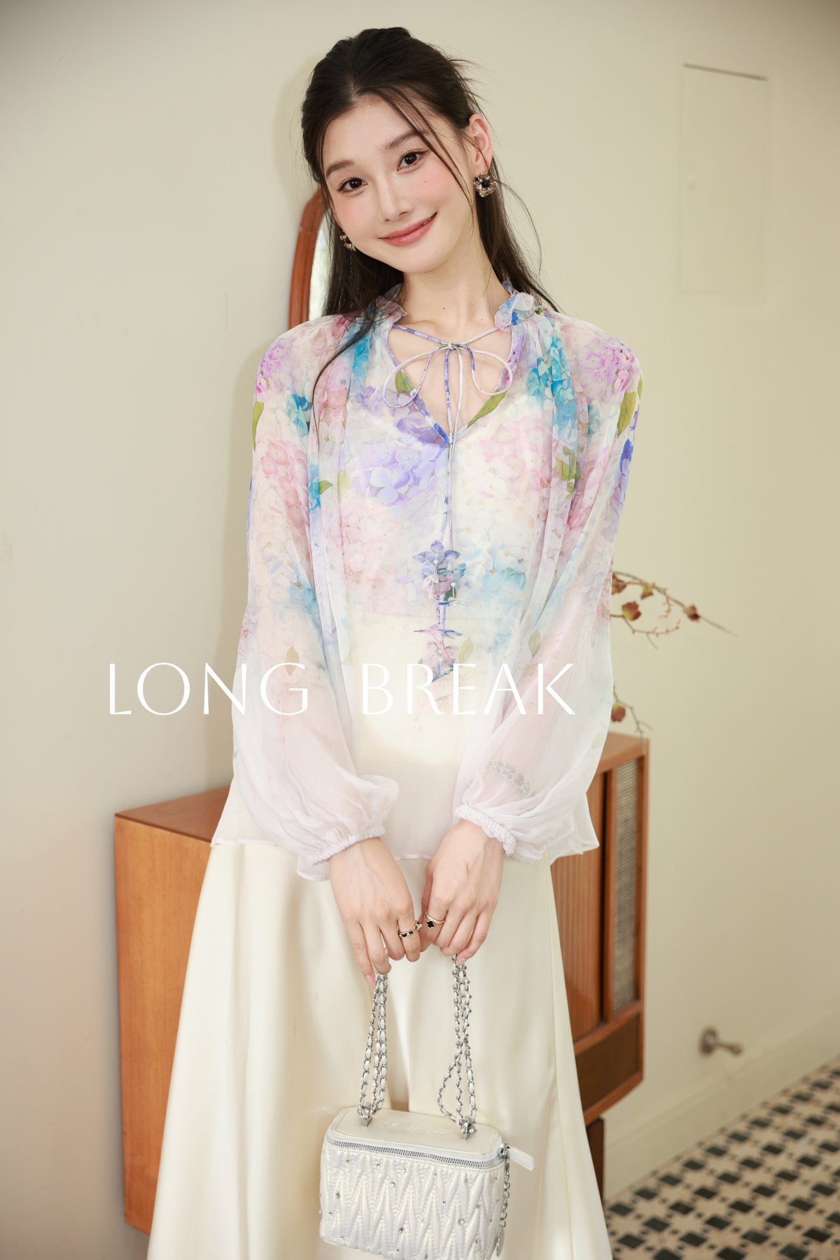 Hydrangea Collection Set, Top + Shorts