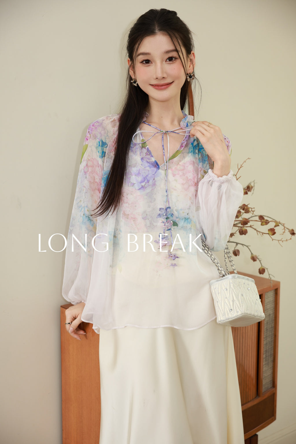 Hydrangea Collection Set, Top + Shorts