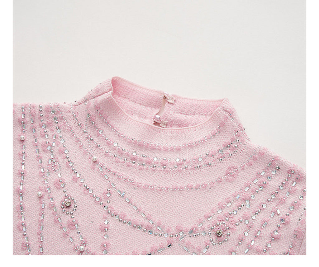 Light Pink Knit Two-Piece Set