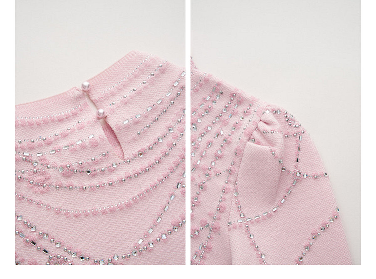 Light Pink Knit Two-Piece Set