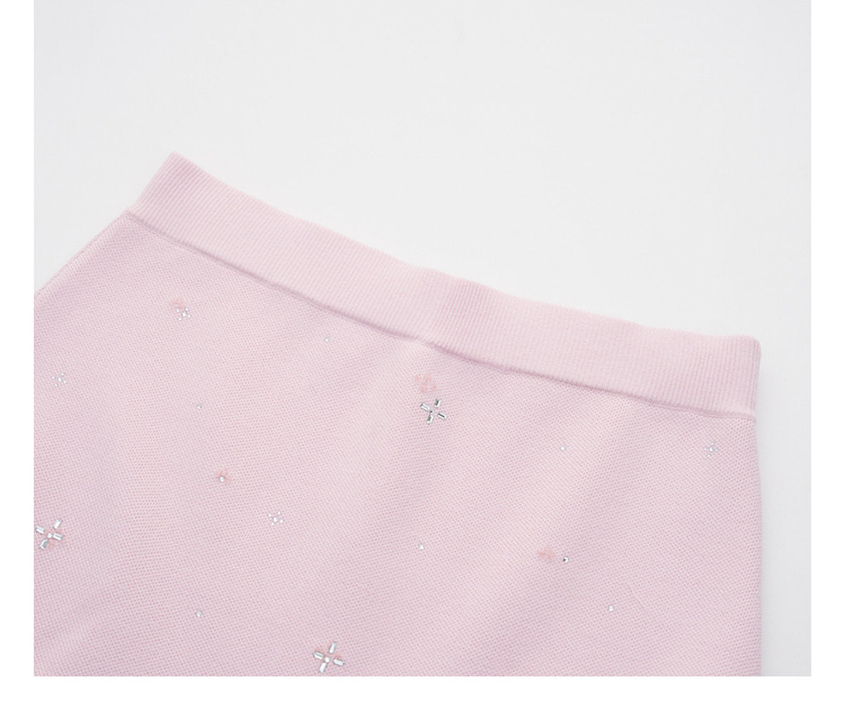 RoCoCo_Pink Knit Two-Piece Dress