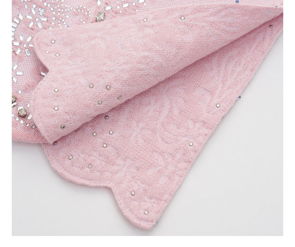 RoCoCo_Pink Knit Two-Piece Dress