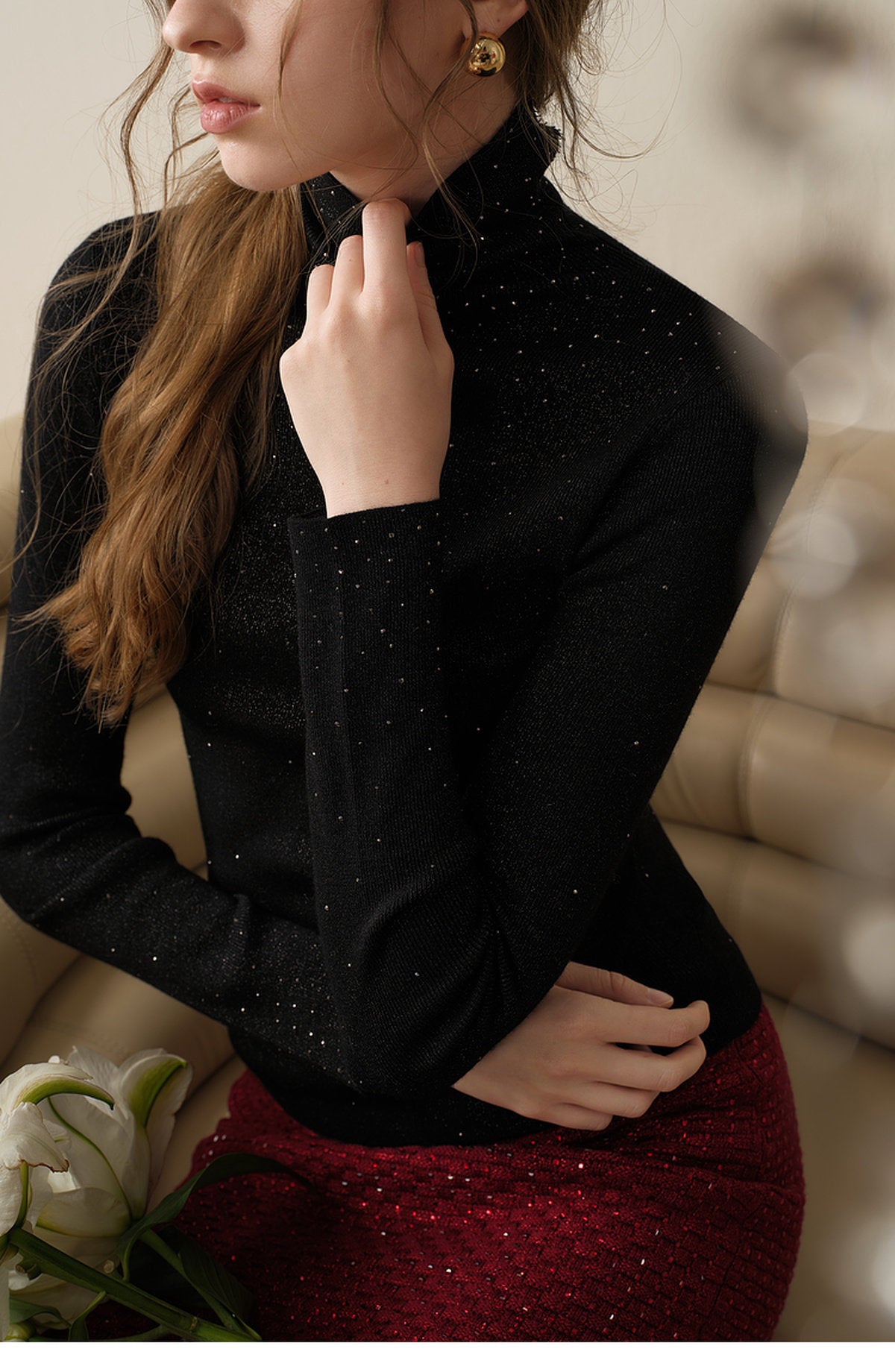 The Galaxy_Same Style Knit Top in Multiple Colors