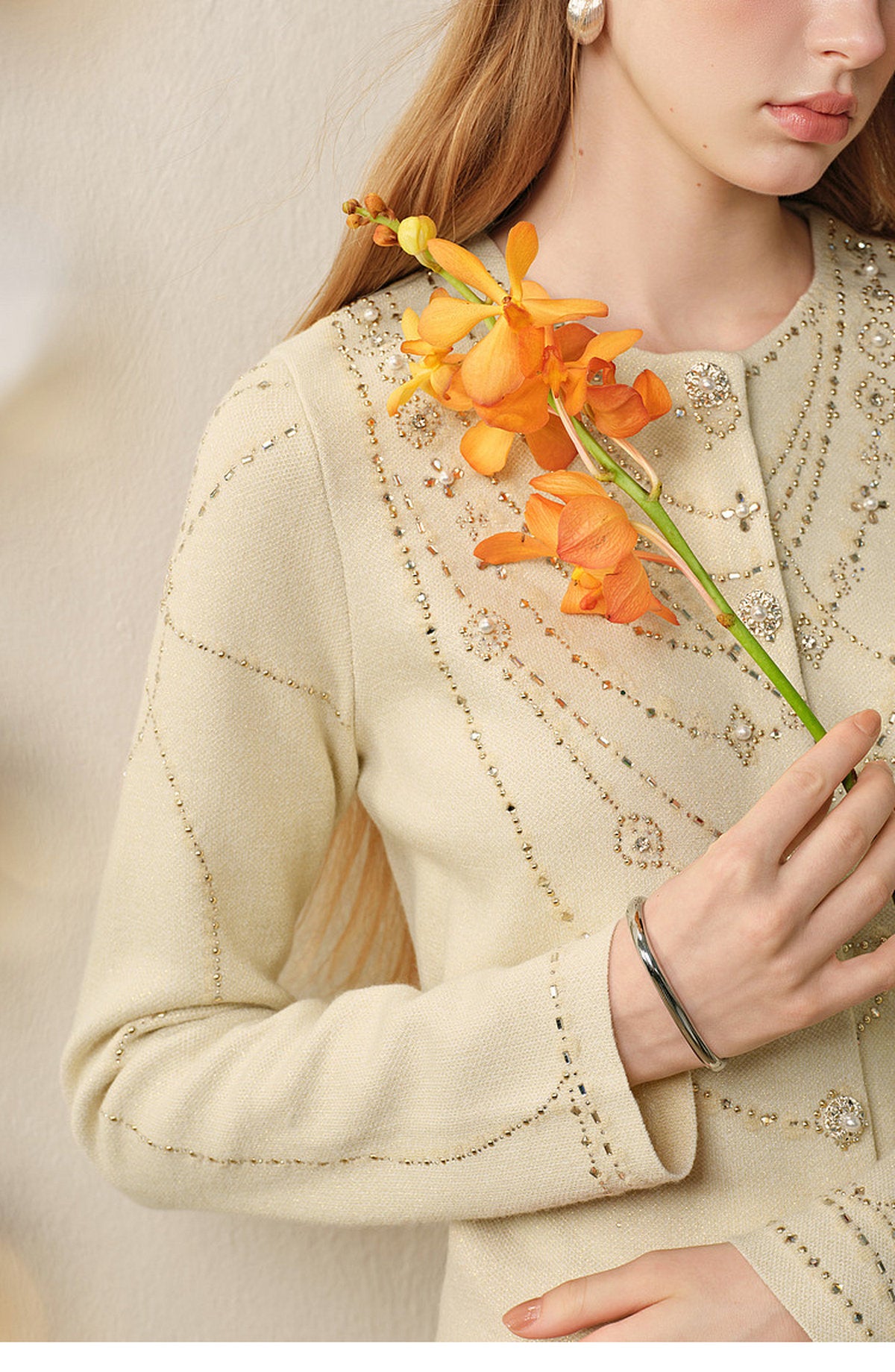 Soft Autumn Charm_Light Green Knit Two-Piece Set
