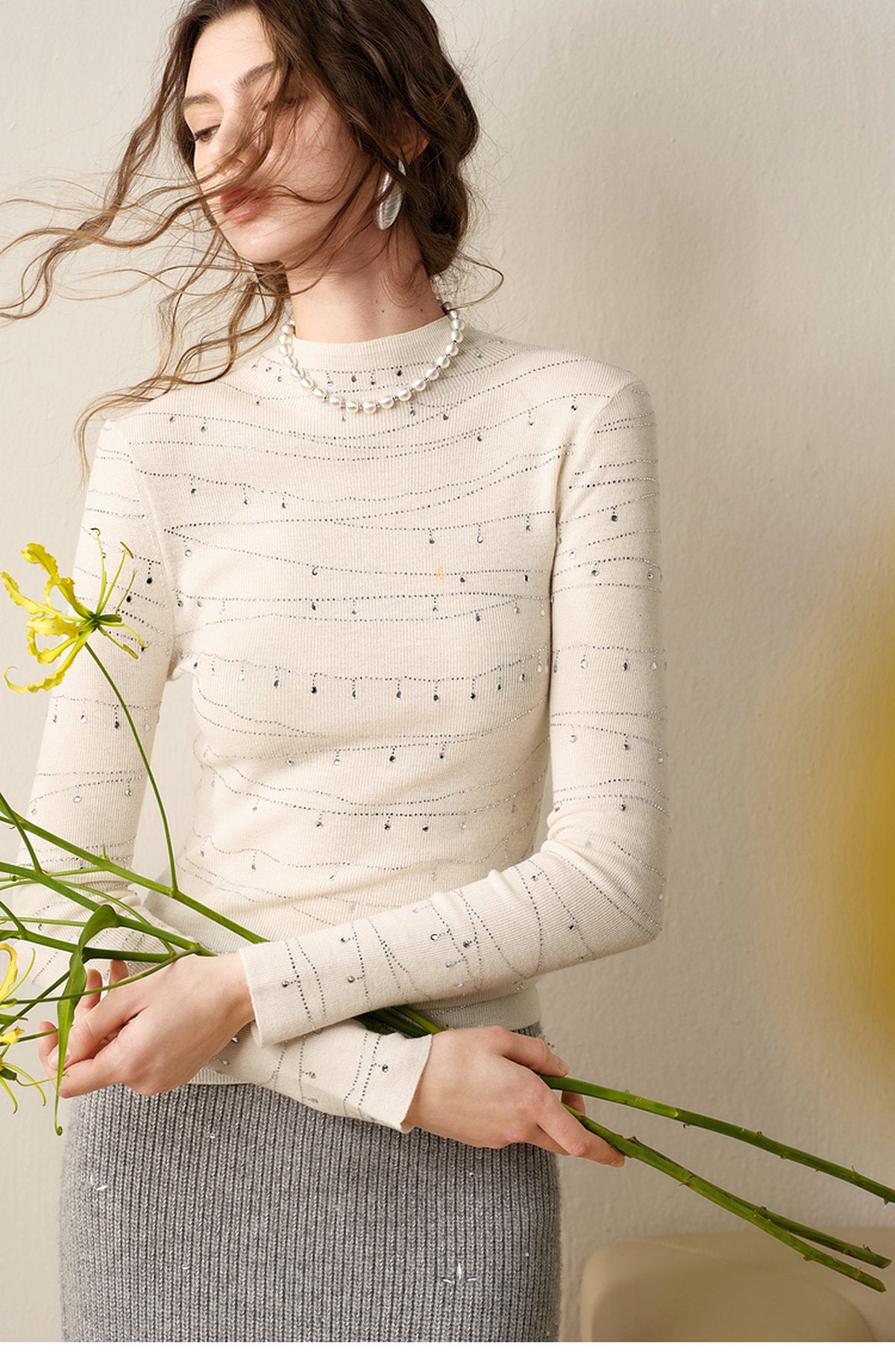 Pearl & Thread_Same Style Knit Top in Multiple Colors
