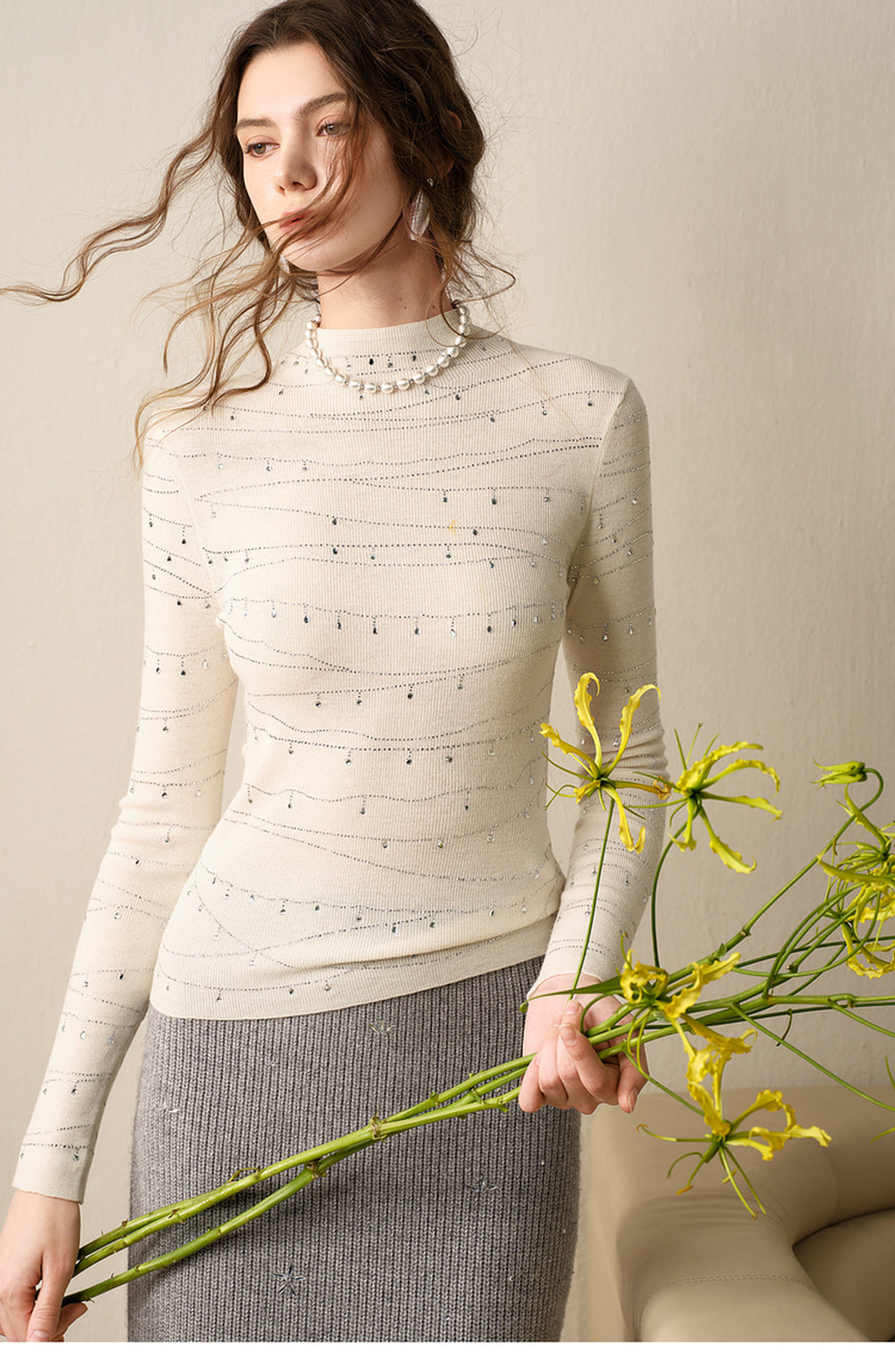 Pearl & Thread_Same Style Knit Top in Multiple Colors