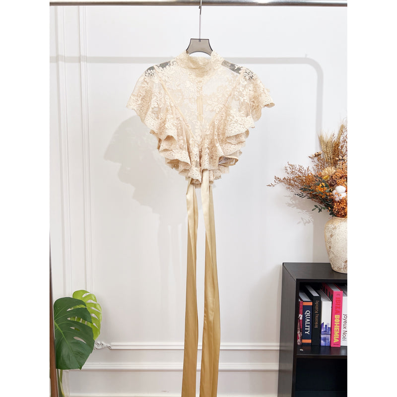 Spliced Lace Camisole Top