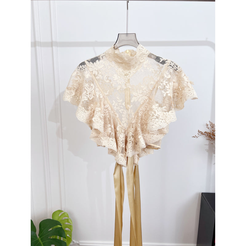 Spliced Lace Camisole Top