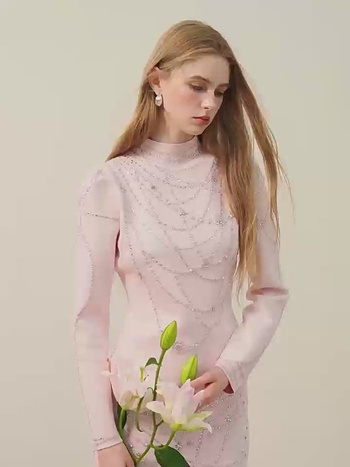 Light Pink Knit Two-Piece Set
