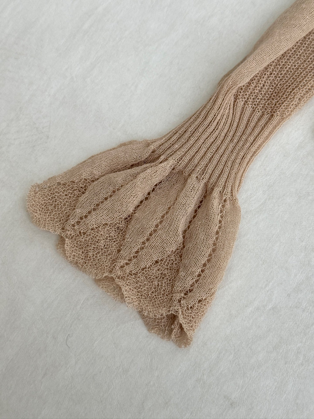 Ruffled V‑Neck Flare‑Sleeve Cardigan