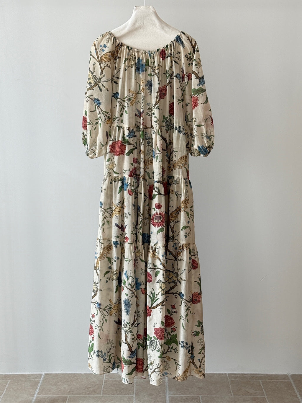 French‑style floral dress