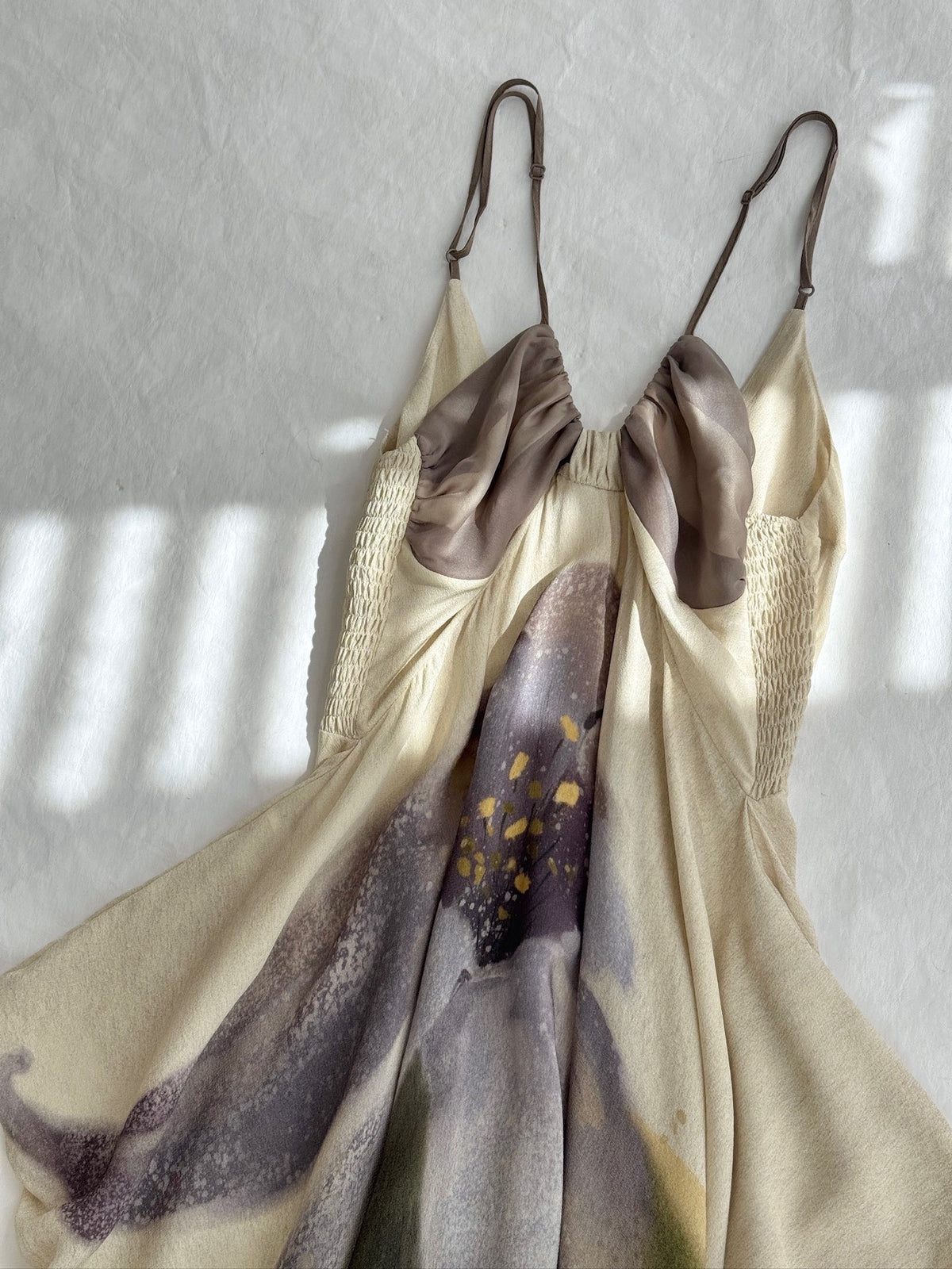 Frost‑Purple Delphinium Robe Cardigan + Silk Camisole Set